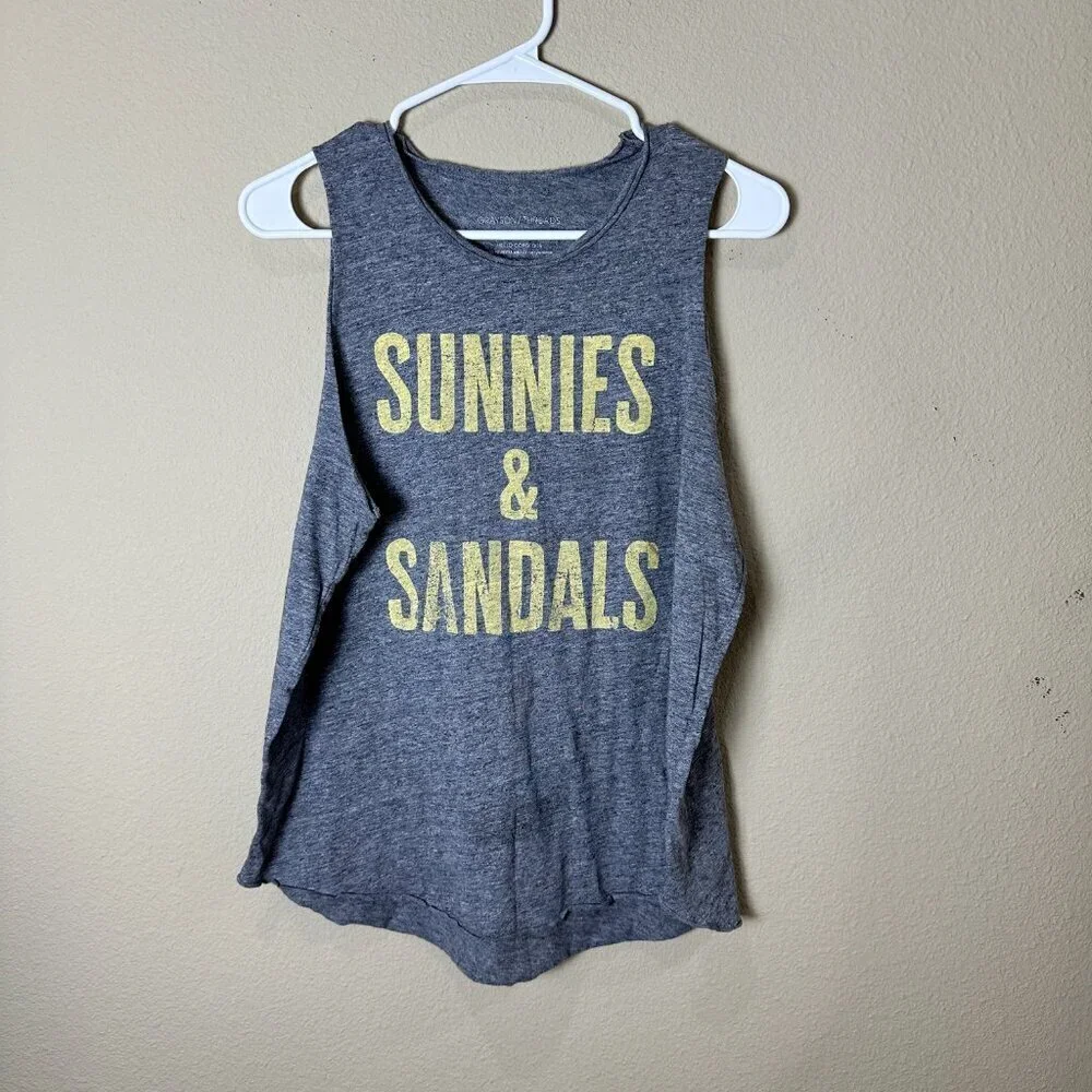 Grayson Threads SUNNIES & SANDALS Graphic T Muscle Tank Top Size XL - Picture 2 of 6